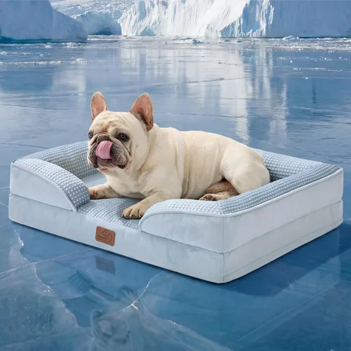 Vista 117 de Bedsure Cama Ortopédica para Perros de Tamaño Mediano – Cama Lavable para Perros y Gatos Medianos Impermeable, Cómodo Sofá Cojín para Mascotas