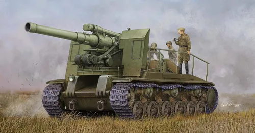 Vista 2 de Trumpeter Soviética S-51 self-propelled gun kit de modelo de plástico (escala 1/35)