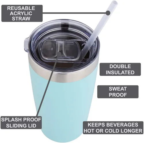 Vista 2 de SUPER DAD-B BLACK Vaso de bebida de 20 onzas con pajita Taza de viaje grabada con láser Comparar con Yeti Rambler Idea de regalo para papá