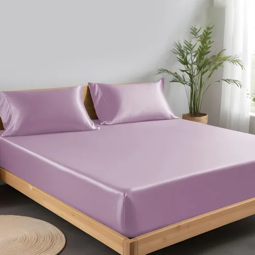 Vista 11 de Linenwalas - Sábana bajera de bambú, con bolsillo profundo, elástico y seguro, ropa de cama suave y refrescante perfecta para el cuidado de la piel