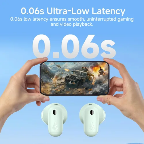 Vista 6 de Edifier X1 Lite - Auriculares inalámbricos verdaderos, Bluetooth 5.4 con 26 horas de reproducción, micrófono único AI para llamadas claras, IP54