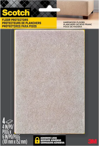 Vista 11 de Scotch almohadillas de fieltro, redondas, marrones, de 1 pulgada de diámetro, 16 almohadillas por paquete (SP821-NA)., SP820-NA