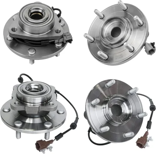 Vista 92 de Detroit Axle - Kit de cubos de rodamiento de rueda delantera de 6 piezas para Dodge Dart 2013-2016, Chrysler 200 2015-2017, 2 cojinetes de rueda