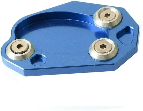 Vista 7 de SCUUBE Para Kawasaki para Versys 650 2007-2009 Soporte lateral de pie de motocicleta Almohadilla de extensión de soporte CNC Placa de soporte Rojo