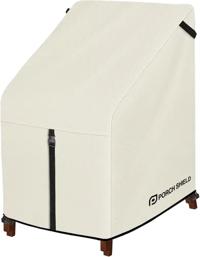 Vista 22 de Porch Shield Fundas para Sillas de Patio - Funda Impermeable para Silla de Salón Exterior de Asiento Profundo para Césped - 28 pulgadas de ancho x