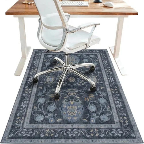 Vista 54 de Tapete para silla de oficina de 30 x 48 pulgadas para suelo de baldosas de madera dura, protector de alfombra debajo del escritorio para silla