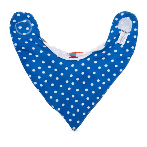 Vista 5 de Nuby Paquete de 2 baberos tipo bandana con atrapasadores, babero súper absorbente con cuello suave y cómodo, niño