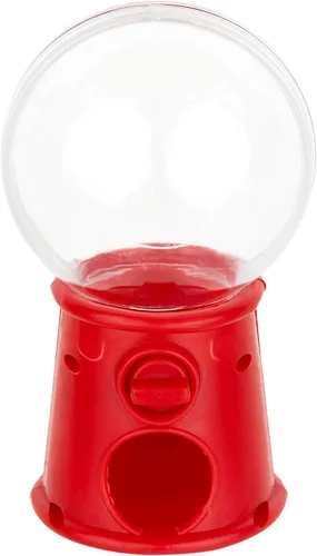 Hammont Gumball - Cajas de dulces acrílicas con forma de máquina, paquete de 12, 3.5 x 2 pulgadas, perfectas para bodas, cumpleaños, recuerdos de