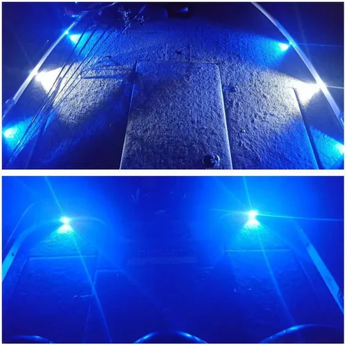 Vista 7 de Shangyuan Luces marinas: 6 luces interiores LED impermeables para yate, barco de pesca, kayak y más, 12 V