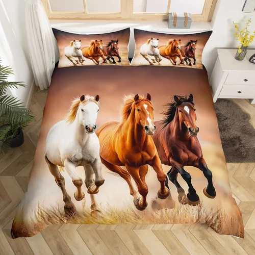 Vista 13 de Juego de ropa de cama estampada con diseño de perro y mi lado, tamaño King, diseño de pareja, color negro y blanco, juego de ropa de cama de perro