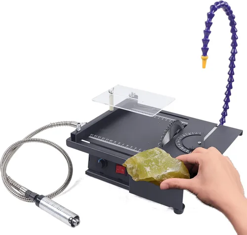 Sierra portátil de 220 V multifunción de corte de jade máquina de tallado 0-15000 R/Min Regulación de velocidad joyería Kit de sierra de pulido de