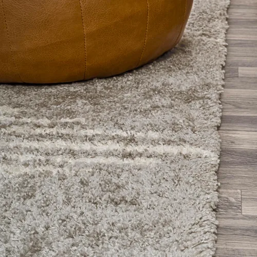 Vista 6 de JONATHAN Y Elm Diamond Stripe Shag - Alfombra de pasillo de 2 x 8 pulgadas, geométrica, bohemia, contemporánea, fácil limpieza para sala de estar