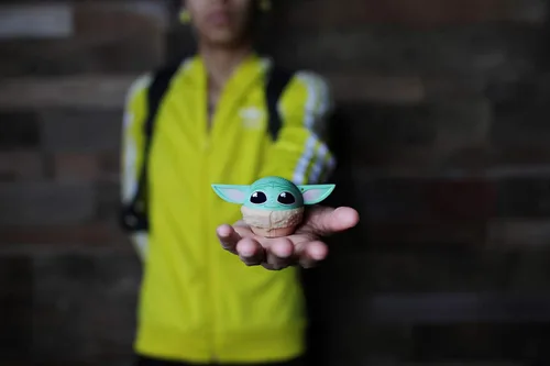 Vista 6 de Bitty Boomers - Star Wars The Mandalorian: Grogu, mini altavoz Bluetooth, multicolor