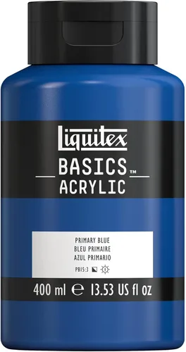 Vista 52 de Liquitex BASICS Pintura Acrílica, Tubo de 250ml (8.5 oz), Azul Ftalocianina