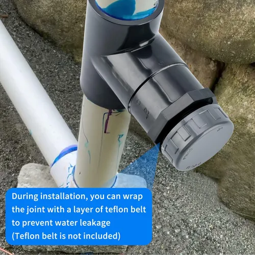 Vista 3 de briidea Nuevo Instalar ánodos de zinc en línea de 2 '' para piscinas de agua salada