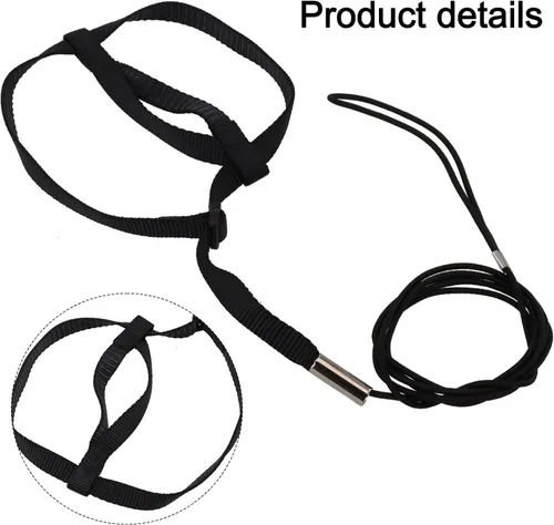 Vista 4 de Minhe Adjustable Parrot Bird Harness Leash For Training And Outdoor Adventures With Comfortable Nylon Strap(M)