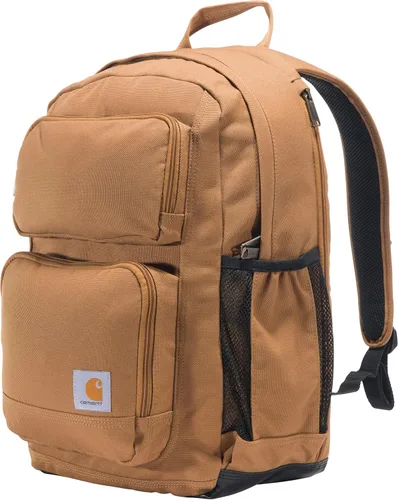 Vista 10 de Carhartt Mochila con doble compartimento de 28 litros, paquete duradero con funda para portátil y base resistente a la abrasión Duravax, color negro
