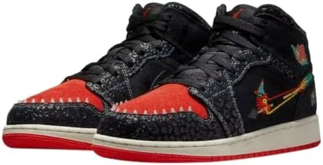 Vista 3 de Zapatos de baloncesto Nike Air Jordan 1 Mid para hombre