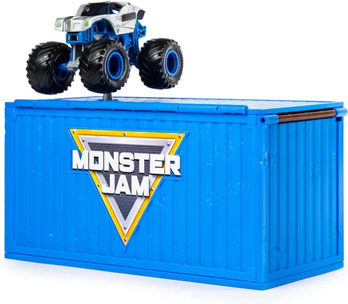Vista 7 de Monster Jam Ship It & Flip It Juego de Transformación con Camión de Fundición a Troquel 1:64, Multicolor