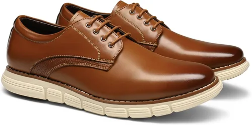 Vista 3 de Bruno Marc - Tenis de vestir para hombre, calzado formal estilo Oxford