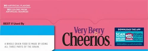 Vista 14 de Very Berry Cheerios, Cereal saludable para el corazón, tamaño familiar, 18.6 onzas