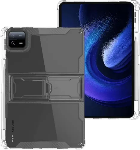 Vista 4 de Funda para Xiaomi Pad 6 / Pad 6 Pro 2023 11.0 pulgadas, funda flexible resistente a los impactos, carcasa protectora transparente transparente