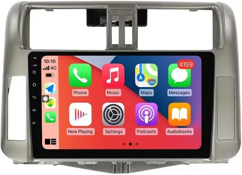 1280x720 9 "IPS pantalla táctil Android coche estéreo para Toyota Prado 150 2009 2010 2011 2012 2013 coche incorporado Car-Play Android Auto GPS