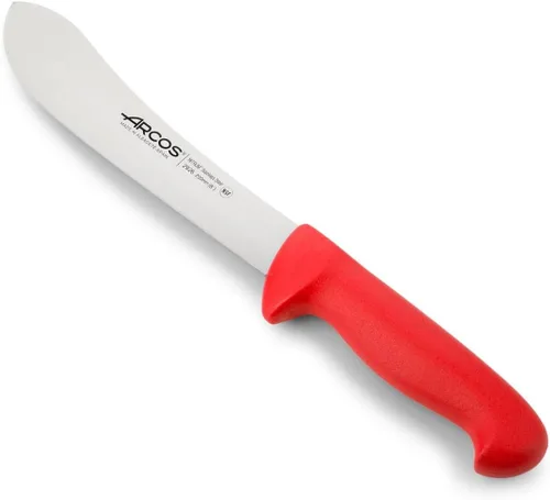 ARCOS Cuchillo de carnicero de acero inoxidable de 8 pulgadas. Cuchillo de cocina profesional para cortar carne, pescado y verduras. Mango