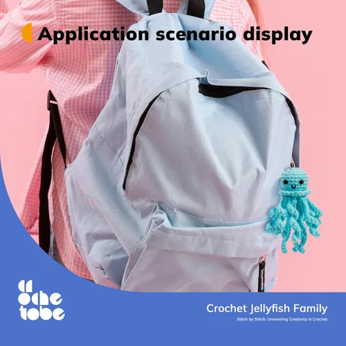 Vista 4 de Crochetobe Kit de ganchillo para principiantes, el kit de inicio de ganchillo incluye instrucciones fáciles de seguir y tutoriales en video, kit