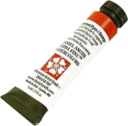 Vista 87 de DANIEL SMITH Pintura acuarela extrafina, tubo de 5 ml, rojo alizarina, 284610004