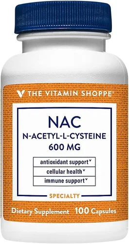 Vista 5 de The Vitamin Shoppe NAC N-acetil-L-cisteína promueve cellucor salud, inmune (200 cápsulas)