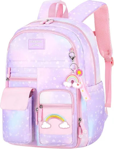 BEFUNIRISE Mochila para niÃ±as, mochilas escolares de 16 a 17 pulgadas para niÃ±as, bonita bolsa de libros para adolescentes, niÃ±os, escuela
