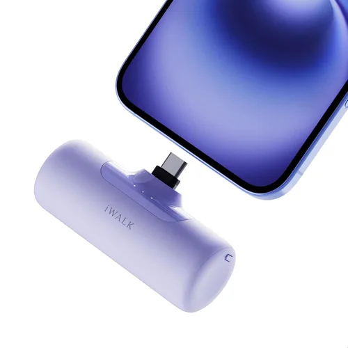 Vista 7 de iWALK Cargador portátil para iPhone 15/16/17, cargador de batería con conector USB C integrado, cargador de teléfono para iPhone Series, Samsung