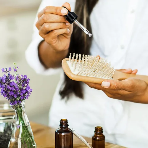 Vista 7 de 4 botellas con cuentagotas de vidrio ámbar de 1 oz+2 onzas, botellas de aceites esenciales a prueba de fugas, con 1 embudo de acero inoxidable