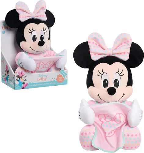 Disney Baby - Muñeco interactivo de Minnie Mouse de 28 centímetros de la colección Hide-and-Seek, de peluche, con música, frases y movimiento,