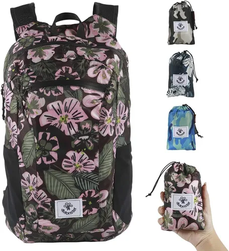 Vista 7 de Mochila 4Monster de excursionismo, de día, resistente al agua, ligera, plegable, para viajes, campamento, exteriores