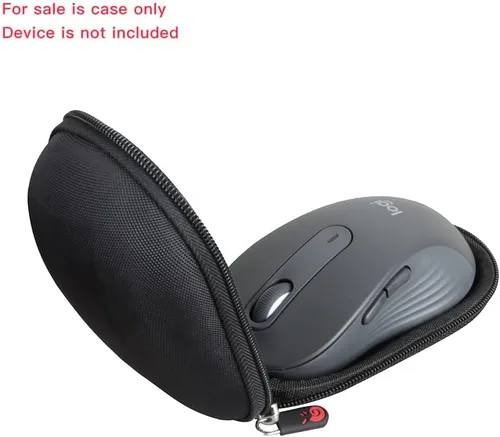 Vista 2 de Hermitshell Estuche rígido de viaje para Logitech Signature M650 L/M550 L ratón inalámbrico (negro, funda para M650 L)