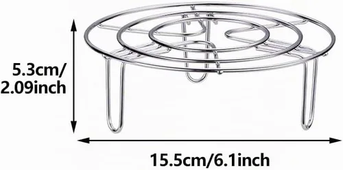 Vista 2 de Estante de vapor, soporte de estante de vapor de acero inoxidable