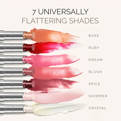 Vista 5 de MDSolarSciences Bálsamo labial tintado SPF 30 – Protector solar hidratante transparente para labios – Maquillaje de labios vegano, sin gluten