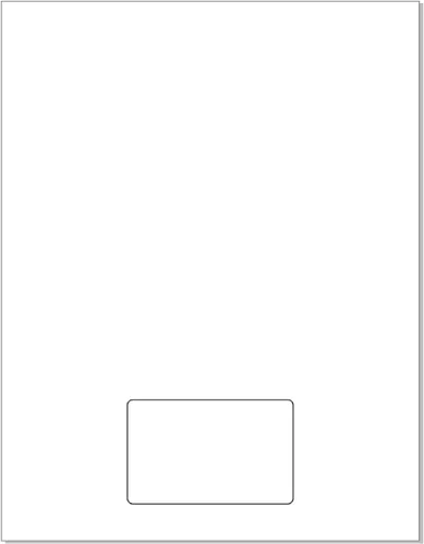 Vista 2 de NextDayLabels - Caja de 250 hojas de 8-1/2" x 11" tamaño carta con 1 tarjeta integrada de 3-3/8" x 2-1/8