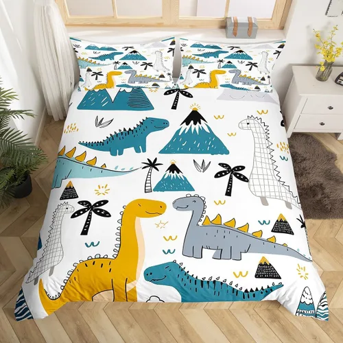 Vista 10 de Juego de ropa de cama estampada con diseño de perro y mi lado, tamaño King, diseño de pareja, color negro y blanco, juego de ropa de cama de perro