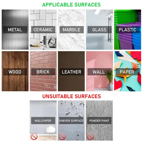 Vista 7 de CANOPUS Tiras de gancho y bucle con adhesivo, cierre resellable, cinta de gancho y bucle SJ4575 resistente, resistencia industrial, ganchos