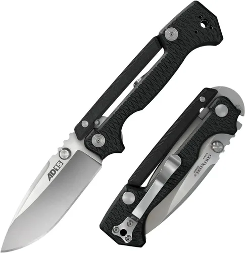 Cold Steel AD-15 3.5" hoja de acero S35VN ultra afilada de 5" mango G-10 cuchillo táctico plegable con bloqueo Scorpion y clip de bolsillo/cinturón