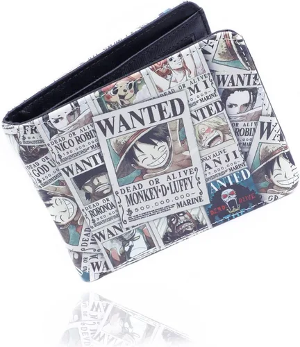 Vista 5 de Luffy Wallets - Billeteras de piel sintética con bolsillo para monedas, regalo para hombres y niños, WC-One Piece
