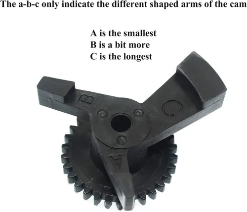 Vista 6 de Paquete de 2 cámaras GW9507 de repuesto para limpiador de piscinas enterradas GW9500, color negro