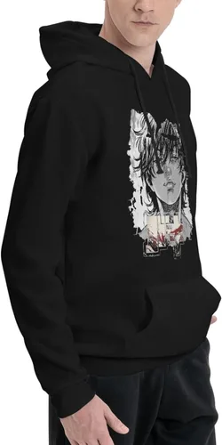 Vista 2 de Anime Baki The Grappler Baki Hanma - Sudadera con capucha para hombre con bolsillos