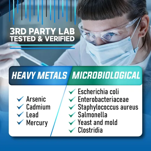 Vista 6 de Suplemento NAD.+ - Combinado con Resveratrol, Quercetina, Berberina, Fisetina, TMG y Semilla de Uva - 60 Cápsulas