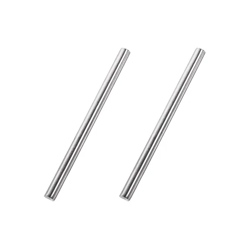 Vista 17 de TOP-VIGOR 5 varillas de acero inoxidable de 0.039 in x 3.937 in, varillas de eje redondo sólido de metal, barra de torno para manualidades