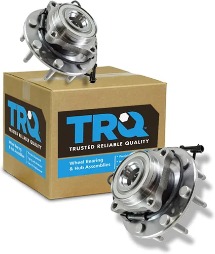 Vista 28 de TRQ Par de conjunto de cubo de cojinete de rueda delantera izquierda derecha, 2 piezas compatible con Lexus GX460 2003-2009 GX470 2003-2023 Toyota