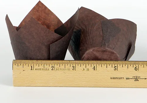 Vista 3 de Novacart Tulip Cupcake Muffin - Tazas para hornear, tamaño estándar, 200